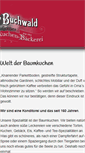 Mobile Screenshot of konditorei-buchwald.de